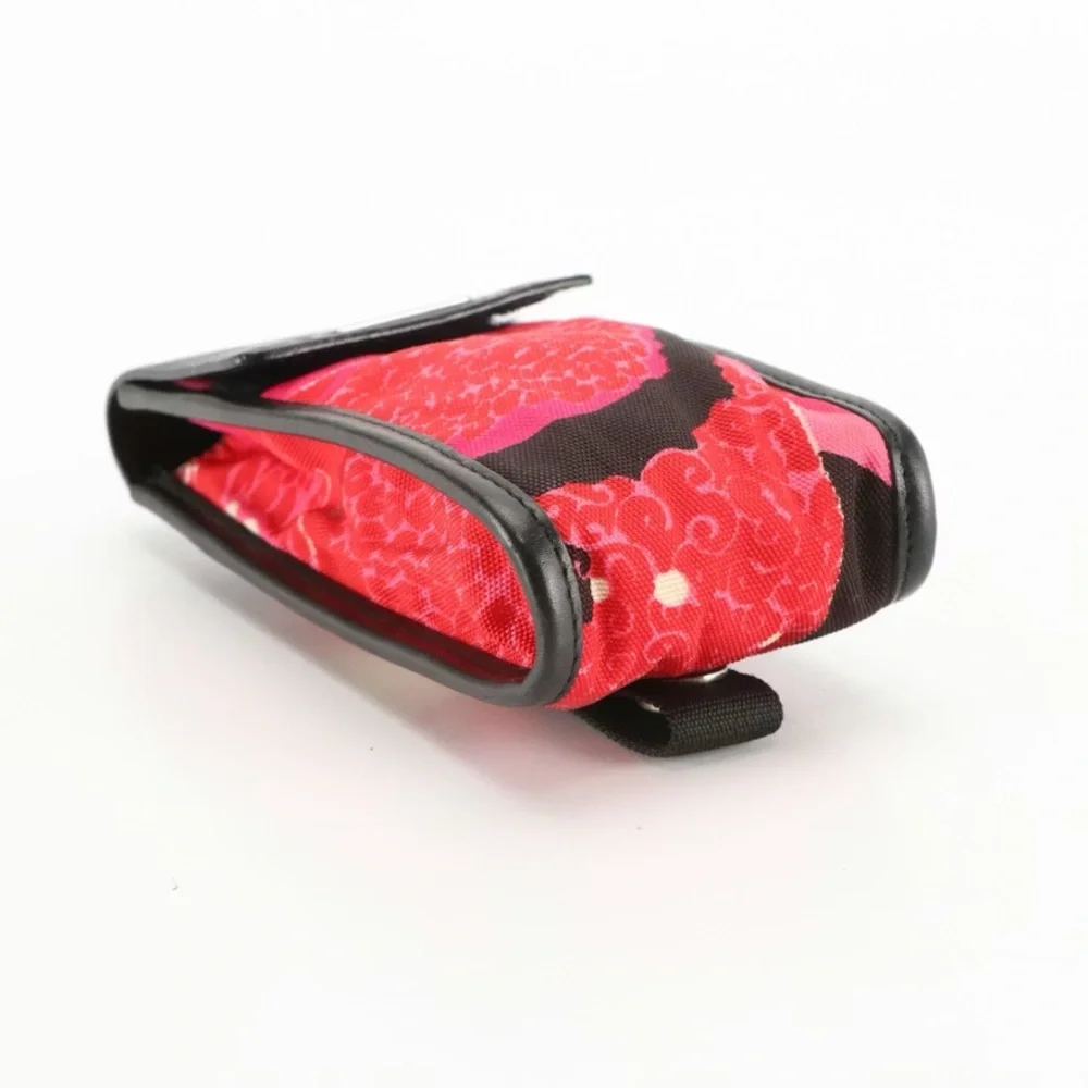 Gucci Phone Holder Accessory in Printed Nylon and Leather Trim